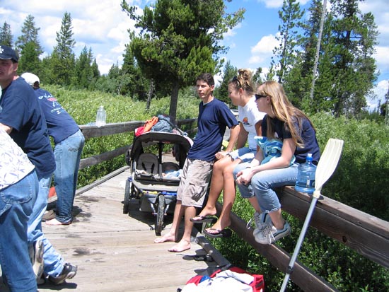 2006 family reunion in Yellowstone National Park